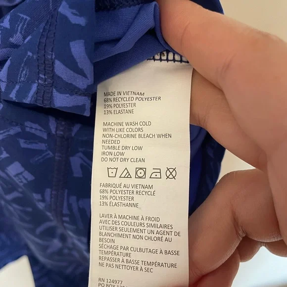 Prana Railay Romper Ceramic Blue Size Large - Picture 8 of 11